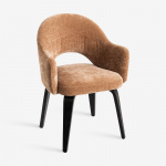 ESSE CHAIR WITH ARMRESTS-WOODEN LEGS