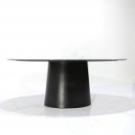 ROUND OR OVAL BEATRICE TABLE WITH MARBLE TOP