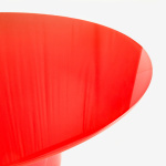 ROUND ENERGY TABLE IN COLORED GLASS
