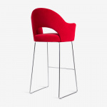 ESSE STOOL WITH ARMRESTS 