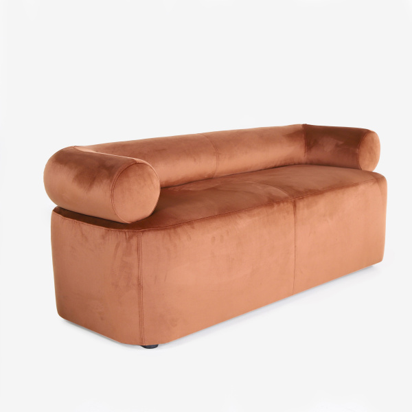 1-, 2- oder 3-Sitzer-Bänke, beide aus Leder und Stoff mit verchromter oder  lackierter Struktur - IBFOR - Your design shop