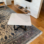 LC SQUARE MARBLE COFFEE TABLE 