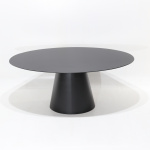 BEATRICE ROUND OR OVAL TABLE IN LIQUID LAMINATE