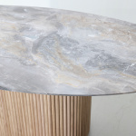 MILLERIGHE ROUND OR OVAL MARBLE TABLE