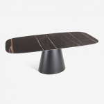 BEATRICE BARREL-SHAPED EXTENDABLE TABLE