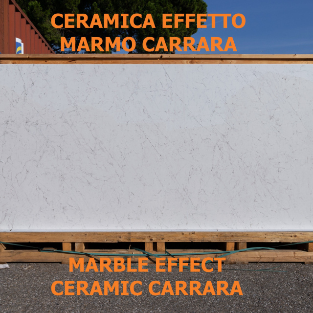 Keramik mit Carrara-Marmor-Effekt - Carrara