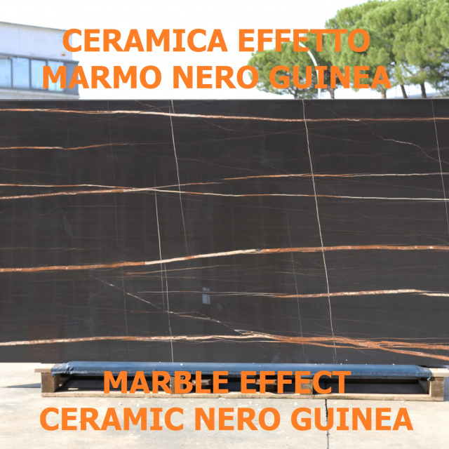 Ceramica effetto marmo Nero Guinea - Nero Guinea