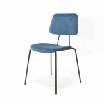 Silla ARIANNA acolchada - silla de comedor con base de metal y asiento acolchado