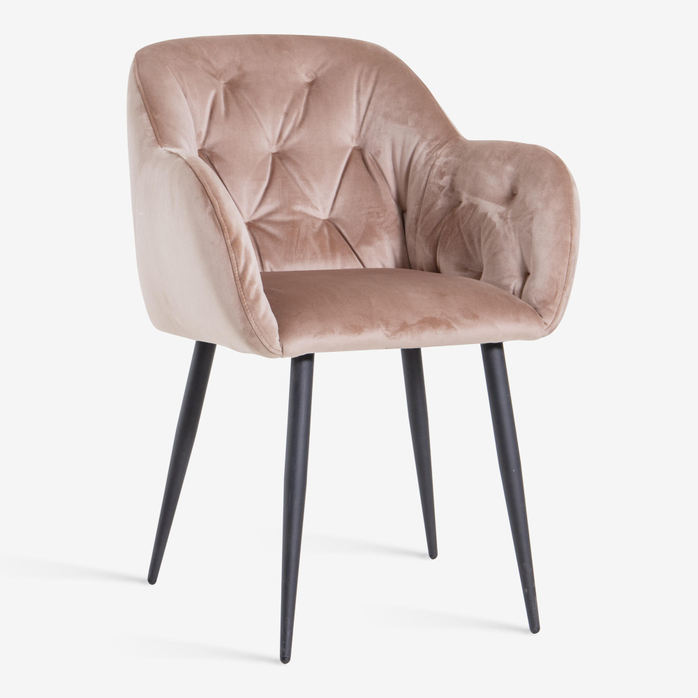 KEZIA CHAIR-QUILTED INTERIOR