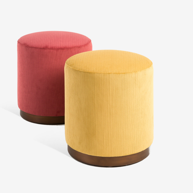 Poufs - Sale of fabric or leather poufs