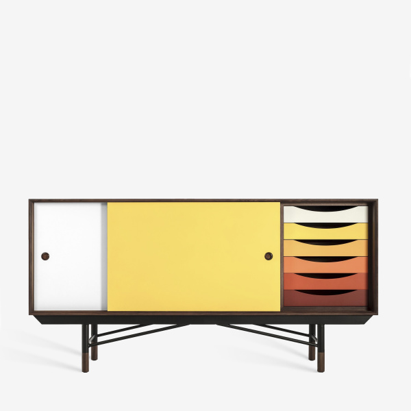 TWIST SIDEBOARD WITH LACQUERED DOORS