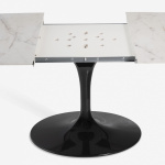 WING BARREL-SHAPED EXTENDABLE TABLE IN CERAMIC