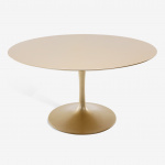 WING TABLE WITH GOLD LACQUERED LIQUID LAMINATE TOP 