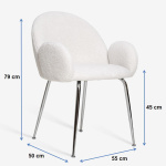 CHAISE MABLE AVEC ACCOUDOIRS