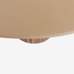 MILLERIGHE TABLE WITH LEATHER TOP