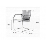 VITTORIA CHAIR WITH ARMRESTS