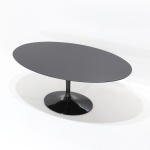 WING TABLE ROUND OR OVAL TABLE IN LIQUID LAMINATE