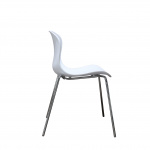 Chaise PORZIA – chaise en polypropylène et pieds en acier