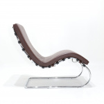 CHAISELONGUE ORLANDO - in metal with padded mattress