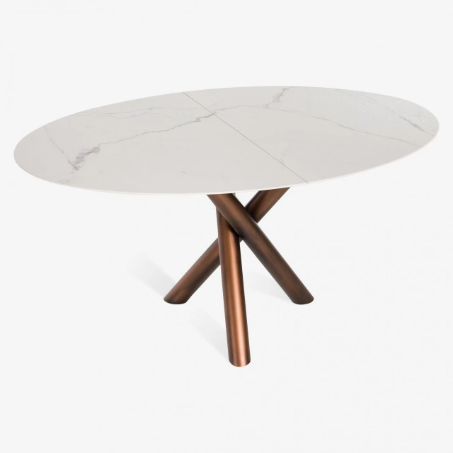 TABLE INTRECCIO OVALE EXTENSIBLE - IBFOR - Your design shop