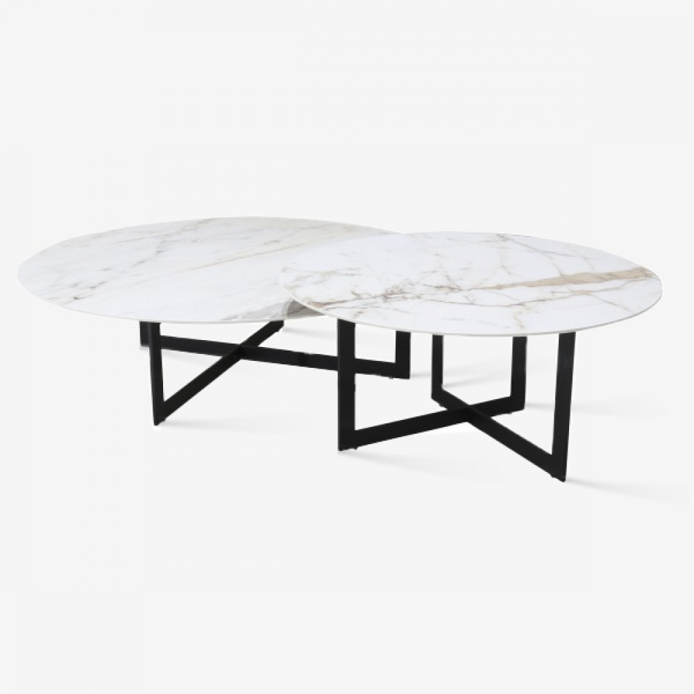 SET OF LC COFFEE TABLES 