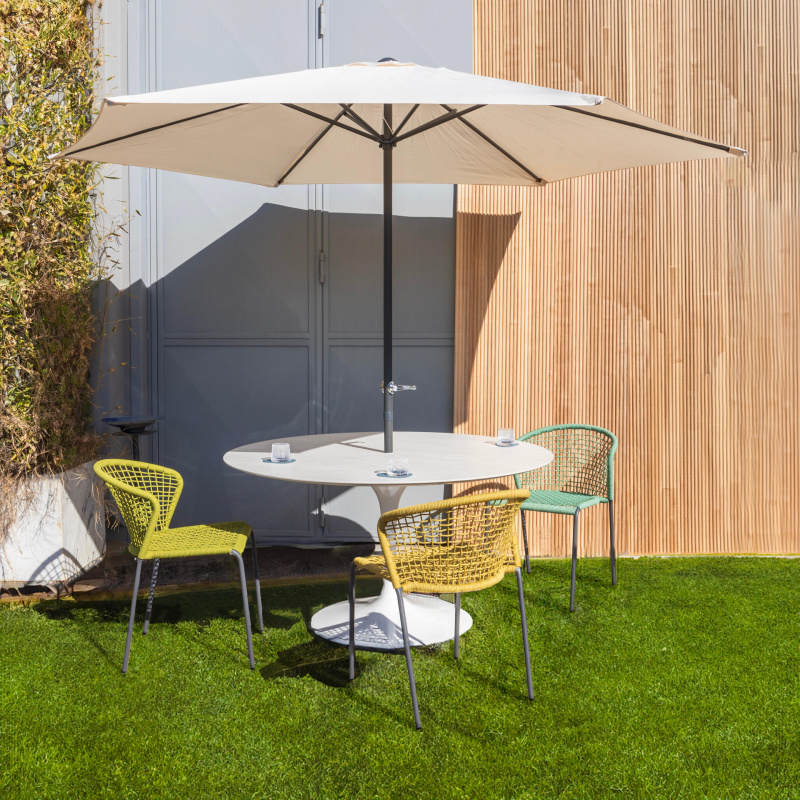sonnensegel halterung holz Toldoro® 3m Sonnensegelmast höhenverstellbar aus (Robinie) Ø110-140mm / Mast/Pfosten für Sonnensegel inkl. Befestigungs-Set mit 3-Fach Höhenverstellung Garten Grösse:Pro 24 Brillenform_Sportbrille Raiden (Metal Gear Solid)