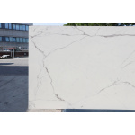 Ceramic slab with Statuario marble effect