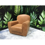 Armchair Luxory in classic style with antiqued leather upholstery