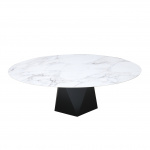 DIAMOND OVAL TABLE WITH CERAMIC TOP