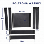 REPLACEMENT COVER FOR WASSILY ARMCHAIR
