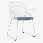 BRENDA OUTDOOR CHAIR WITH ARMRESTS