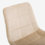 QUILTED ELETTRA CHAIR IN VELVET