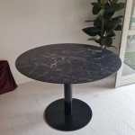 NIZZA ROUND EXTENDABLE TABLE IN CERAMIC