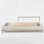 E. GRAY PULL-OUT BED 