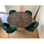 INTRECCIO ROUND OR  OVAL EXTENDABLE TABLE