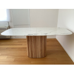 MILLERIGHE BARREL-SHAPED EXTENDABLE TABLE