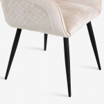 KEZIA CHAIR-QUILTED BACK
