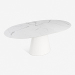 TABLE BEATRICE RONDE OU OVALE EXTENSIBLE