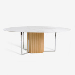 AMBER OVAL CERAMIC TABLE