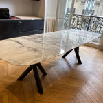 INTRECCIO TABLE WITH TWO BASES