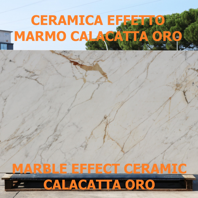 Calacatta gold marble effect ceramic - Calacatta gold