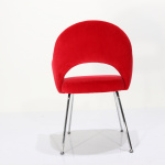 ESSE CHAIR WITH ARMRESTS-METAL LEGS
