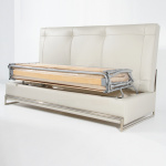 E. GRAY PULL-OUT BED 