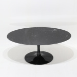ROUND OR OVAL WING TABLE IN MARBLE 