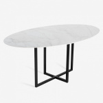 KROSS ROUND OR OVAL CERAMIC TABLE