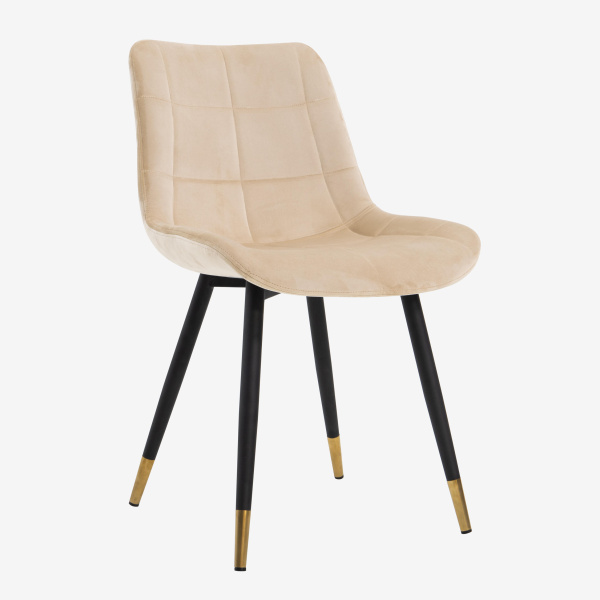 sedia imbottita in pelle o tessuto, sedia design moderno classico - IBFOR -  Your design shop