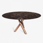 INTRECCIO ROUND OR  OVAL EXTENDABLE TABLE