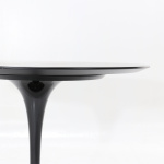 WING TABLE ROUND OR OVAL TABLE IN LIQUID LAMINATE