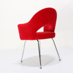 ESSE CHAIR WITH ARMRESTS-METAL LEGS