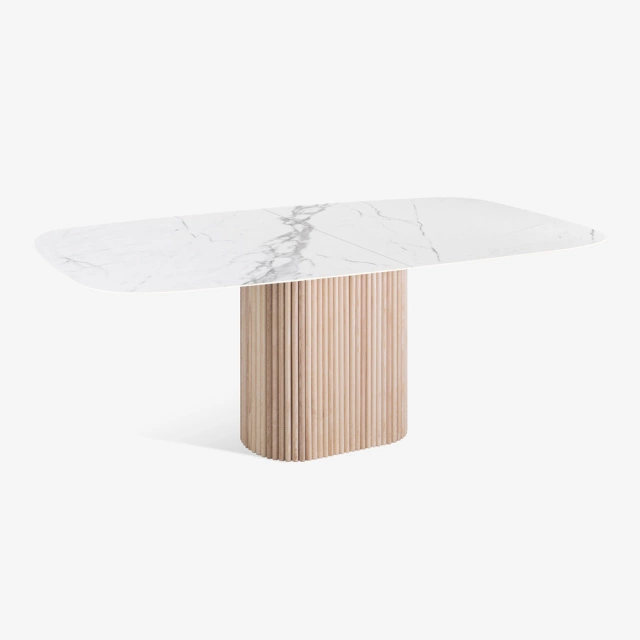 Tables - Tables en céramique, bois, verre ou marbre